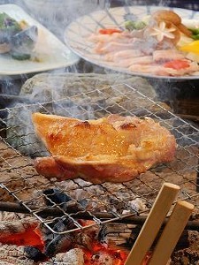 阿波尾鶏の炙り焼き