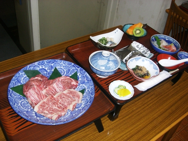 ステーキプランお料理