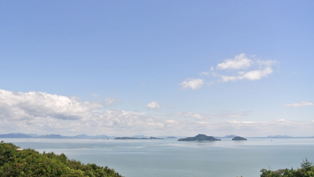 瀬戸内海の多島美