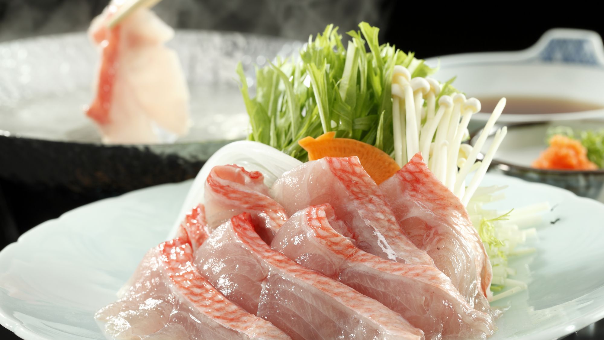 金目鯛しゃぶしゃぶ（予約制）