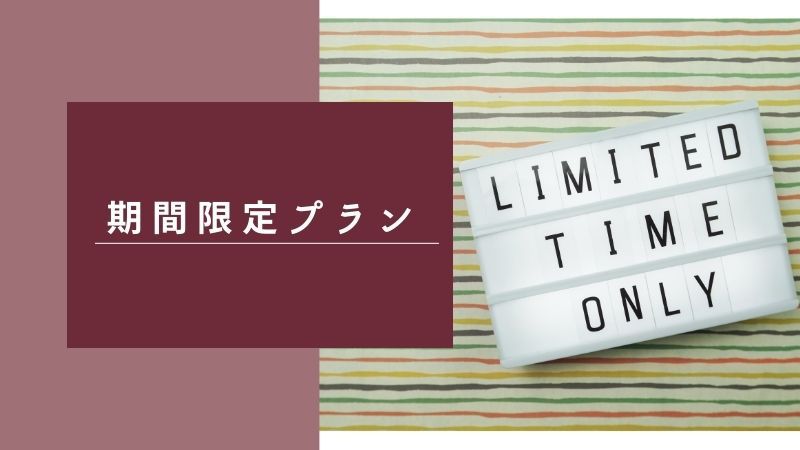期間限定プラン