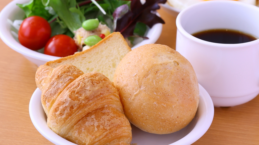 朝食盛り付け例