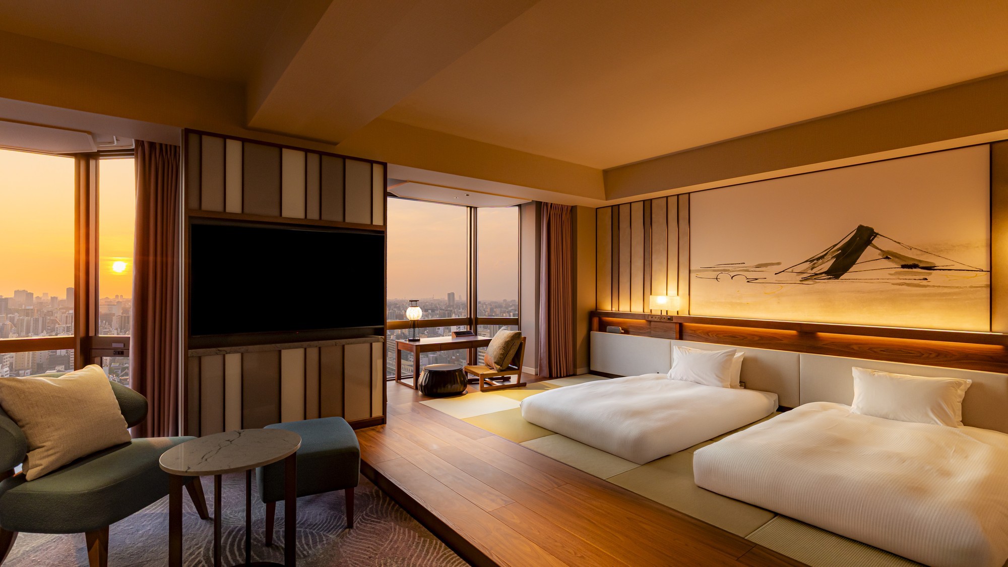 エグゼクティブジュニアスイート 45.7㎡（シティ側）