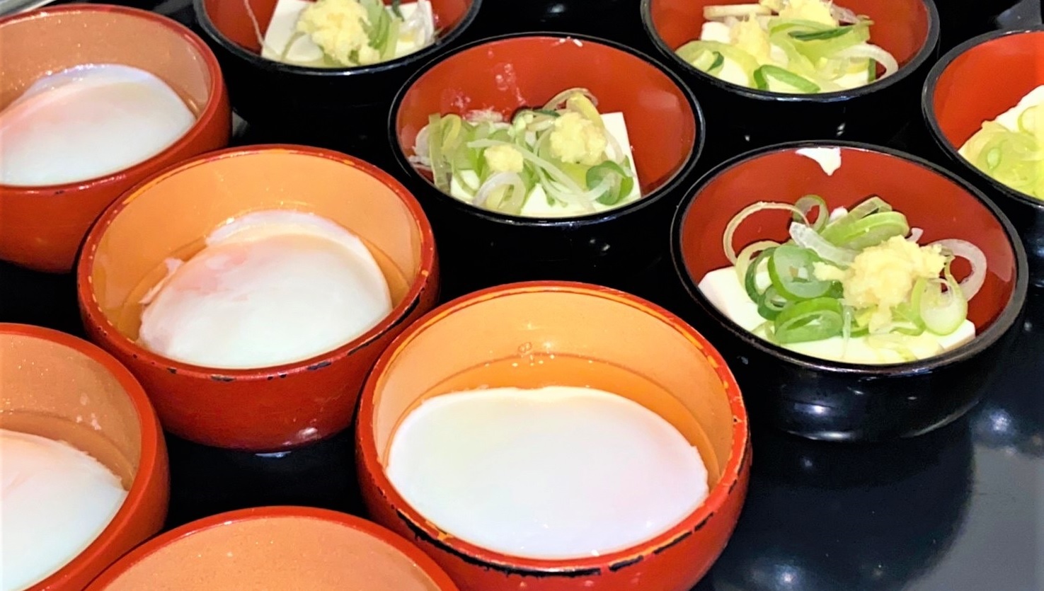 朝食味めぐり小鉢バイキング（イメージ）季節ごとに内容変更致します。