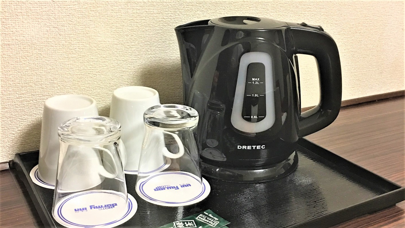 客室備品電気ケトル・お茶