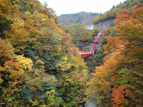 大石ダムの紅葉