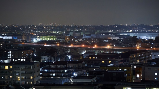 客室からの夜景1