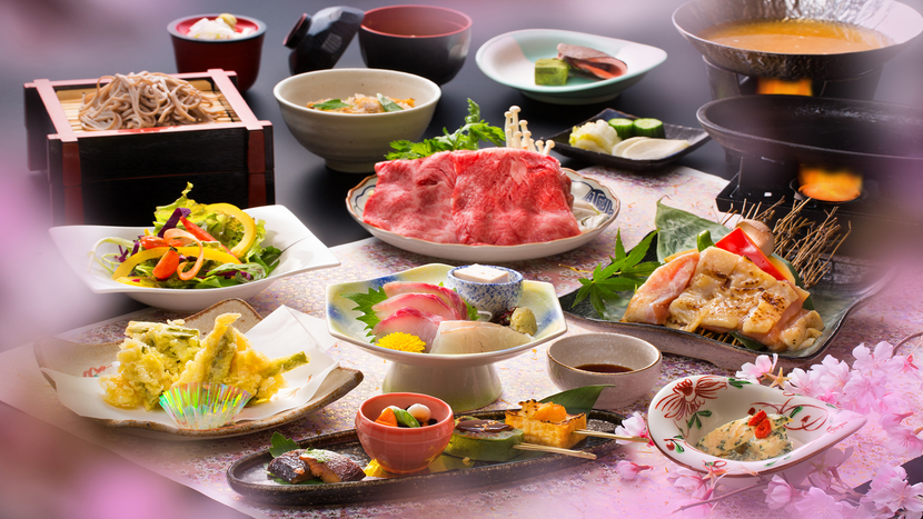 「会津郷土会席料理」のイメージ♪「春」の一例になります♪※季節・仕入れにより内容が異なります。