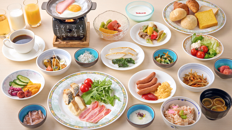 朝食バイキング