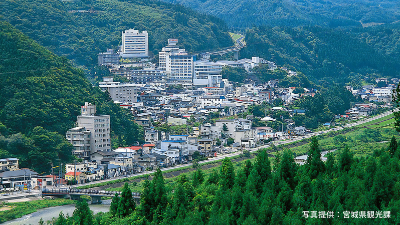 鳴子温泉郷全体