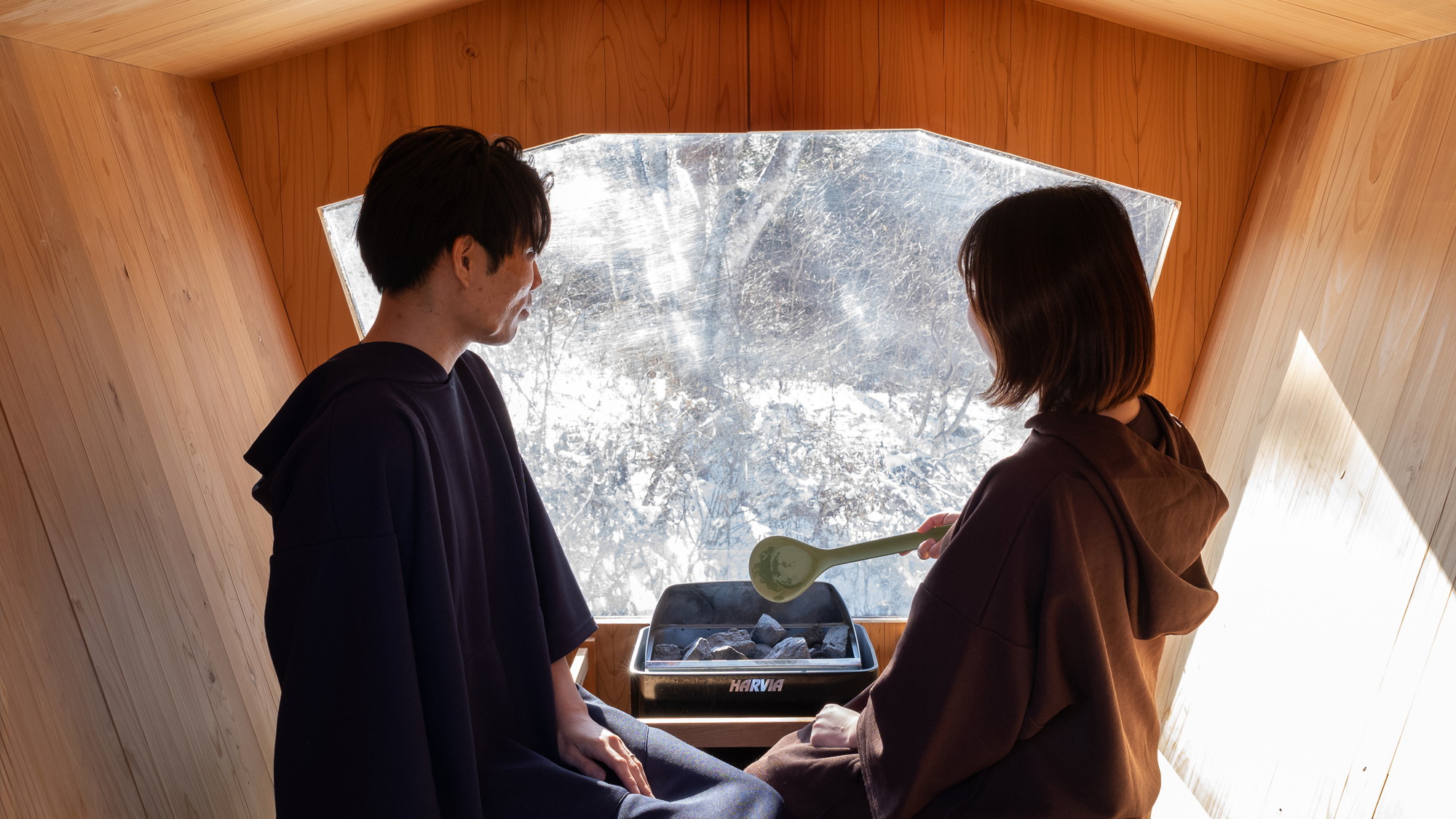 冬の屋外サウナ「Forest Sauna」