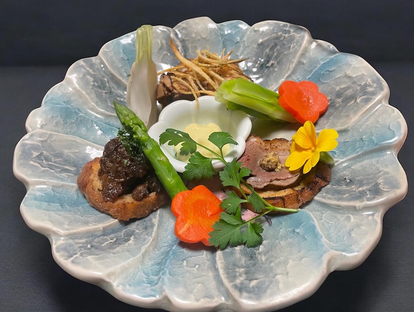 お肉尽くし仙台麩のカナッペ