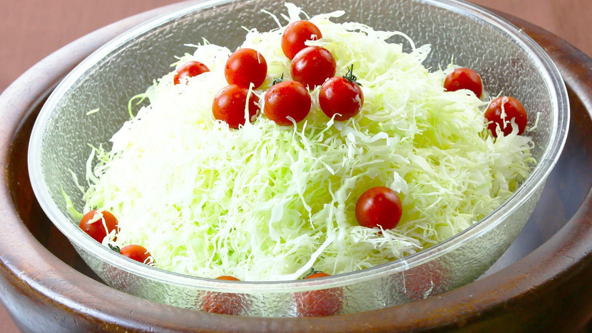母の気遣い野菜も豊富にそろえています。