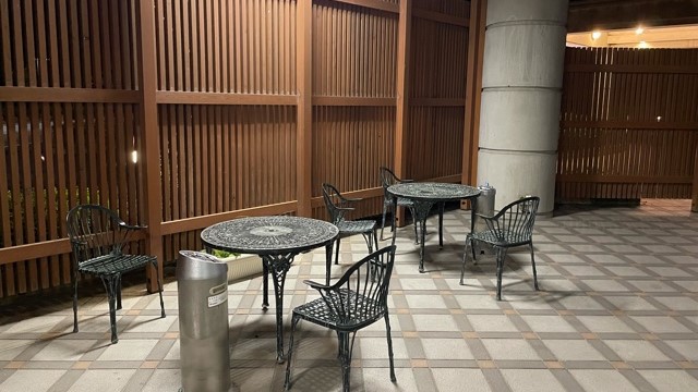 【館内設備】一階喫煙所