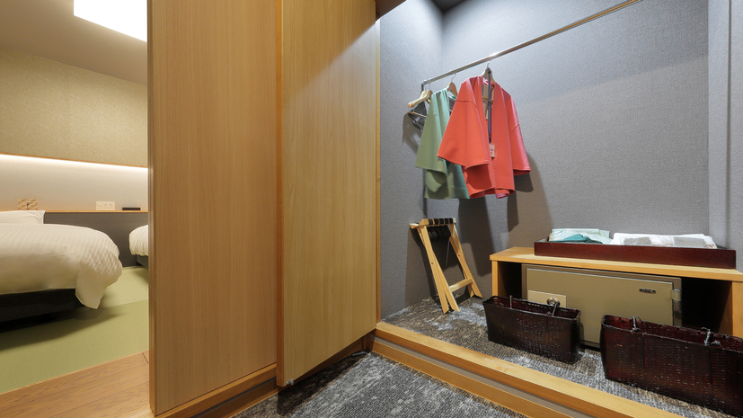 【新客室】和もだんツインクローゼット 一例