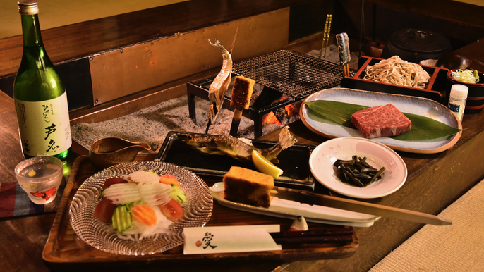 会津牛ステーキプラン〜お食事一例〜