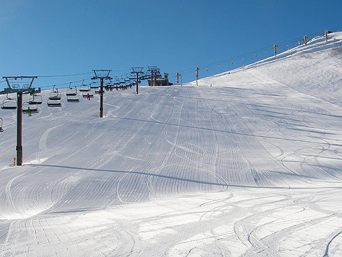 八方尾根黒菱ゲレンデ