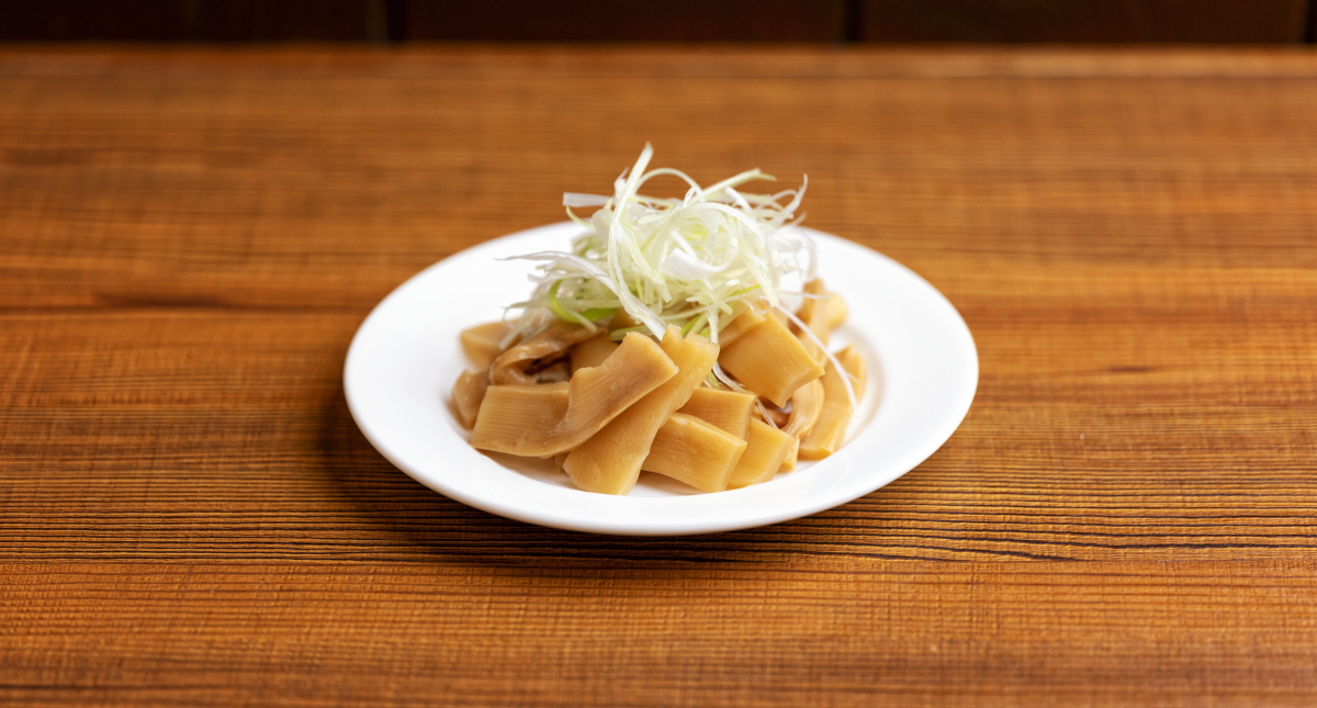 【ラーメンコーナー銀蔵】味付けメンマ（330円）