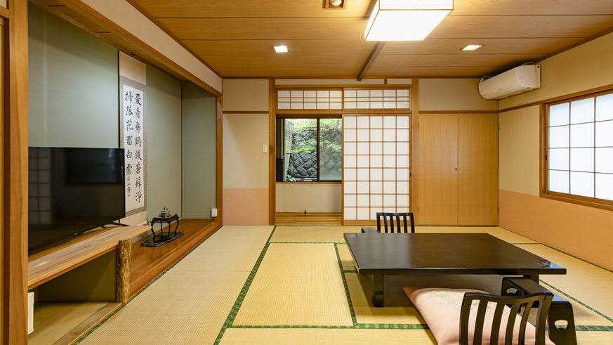 【露天付き客室一例】露付き客室は5室のみ人気のため早めのご予約をおすすめします