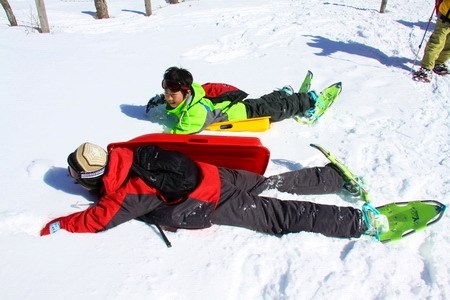 スノーシュー雪遊びハイキング