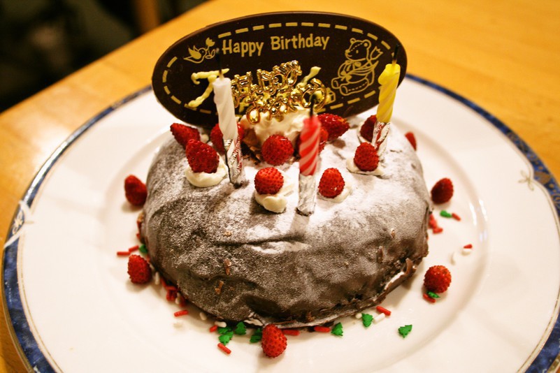 誕生日ケーキのイメージ