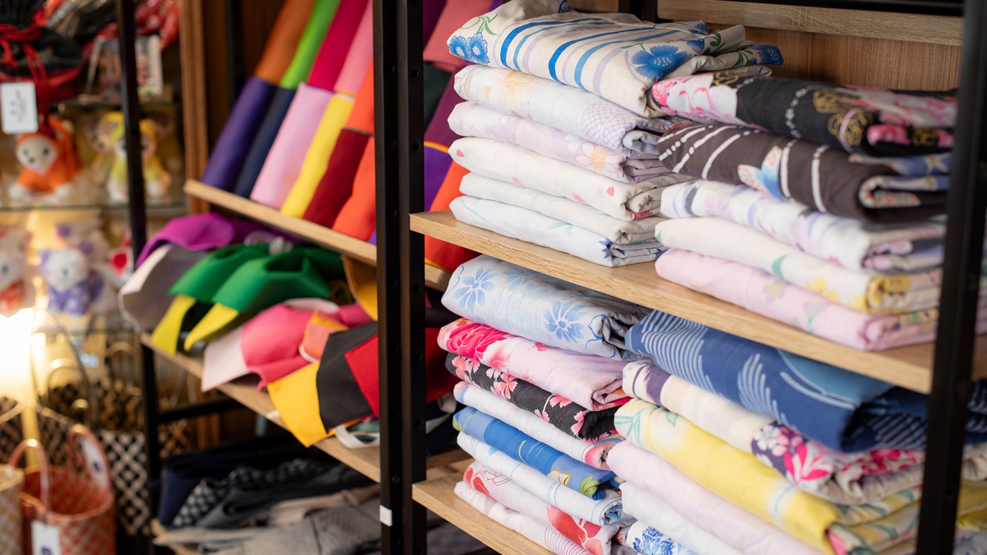 1階色浴衣コーナー