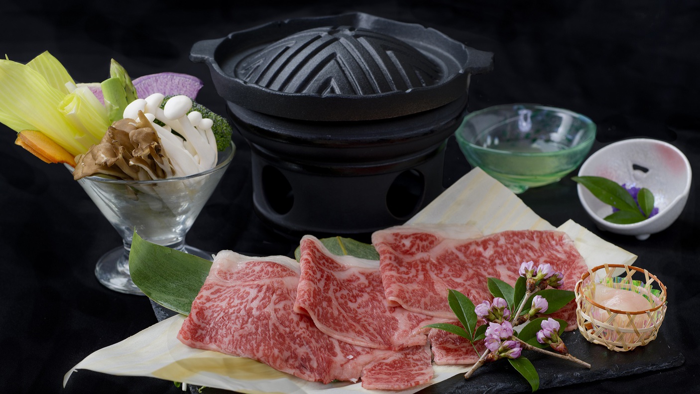 別注文料理：信州産特選牛焼きしゃぶ