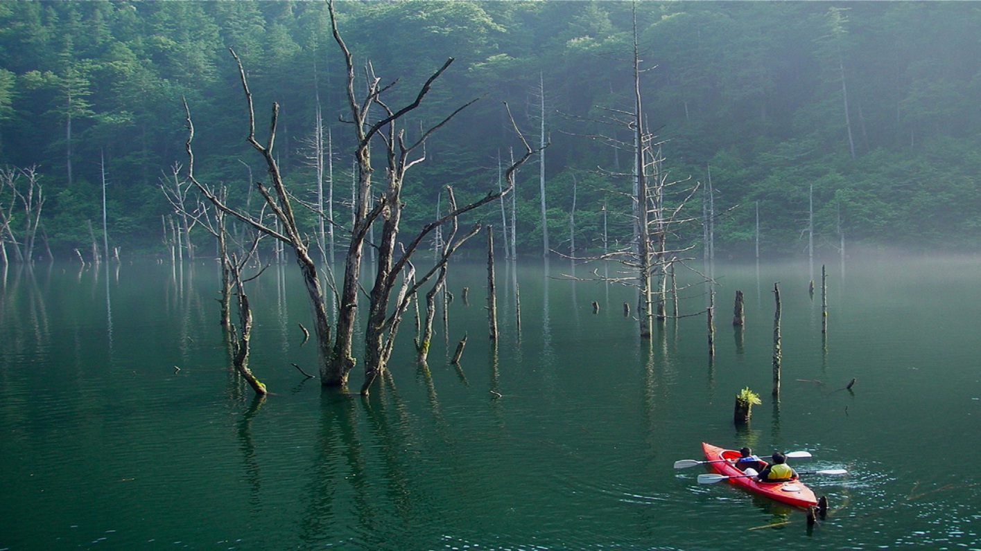 王滝村自然湖