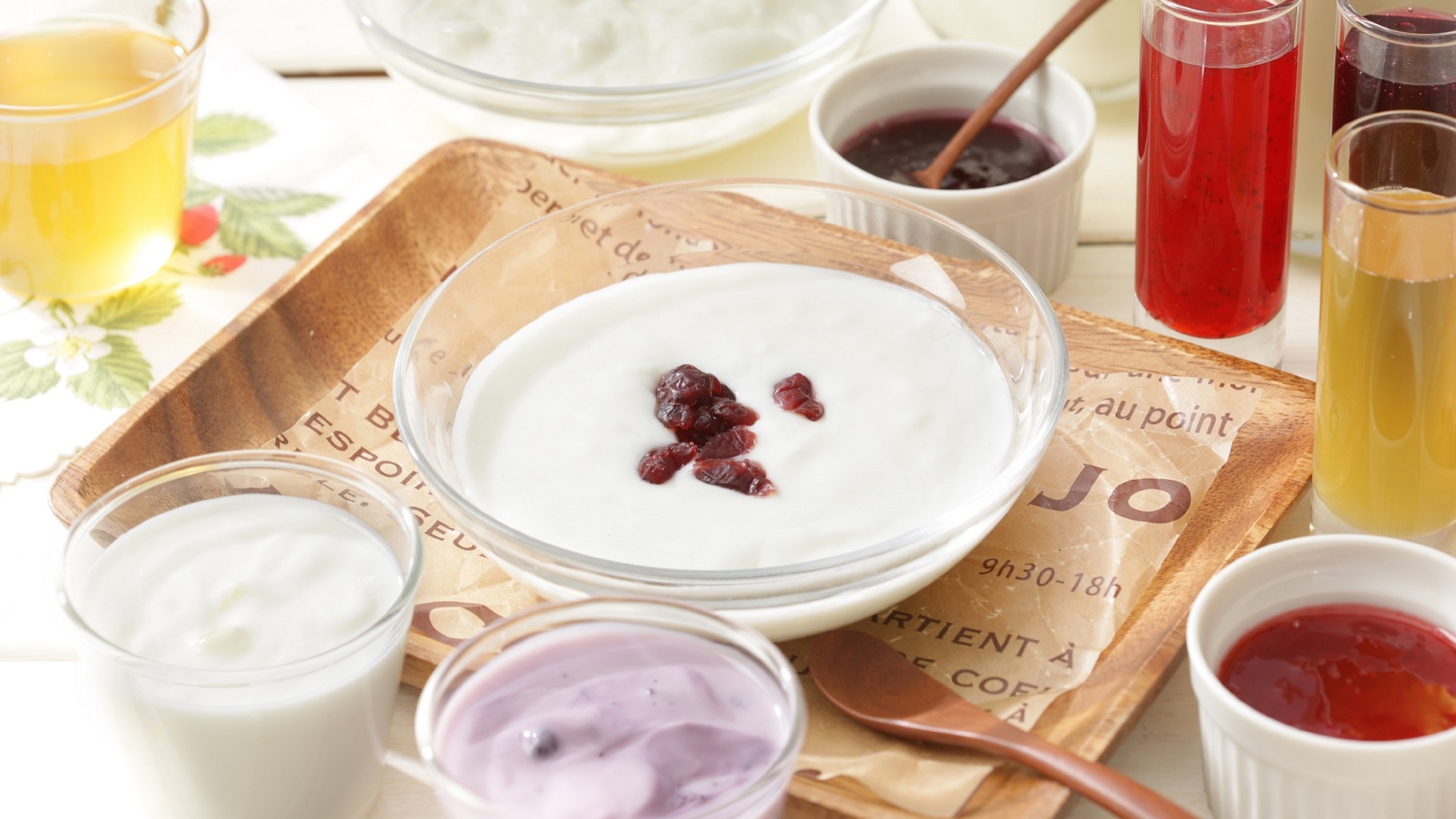 朝食ブッフェ新潟の安田ヨーグルト