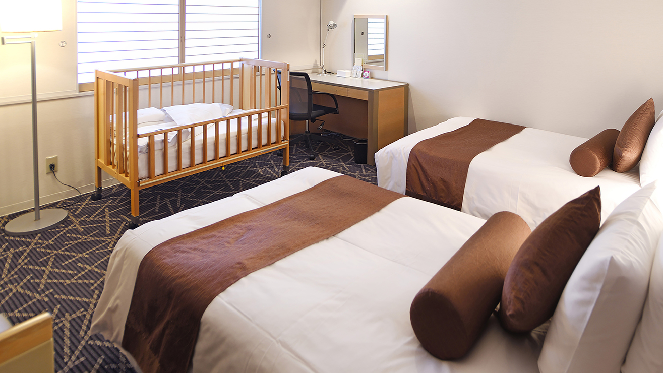 ベビーベッド貸出あり※有料1，210円/泊