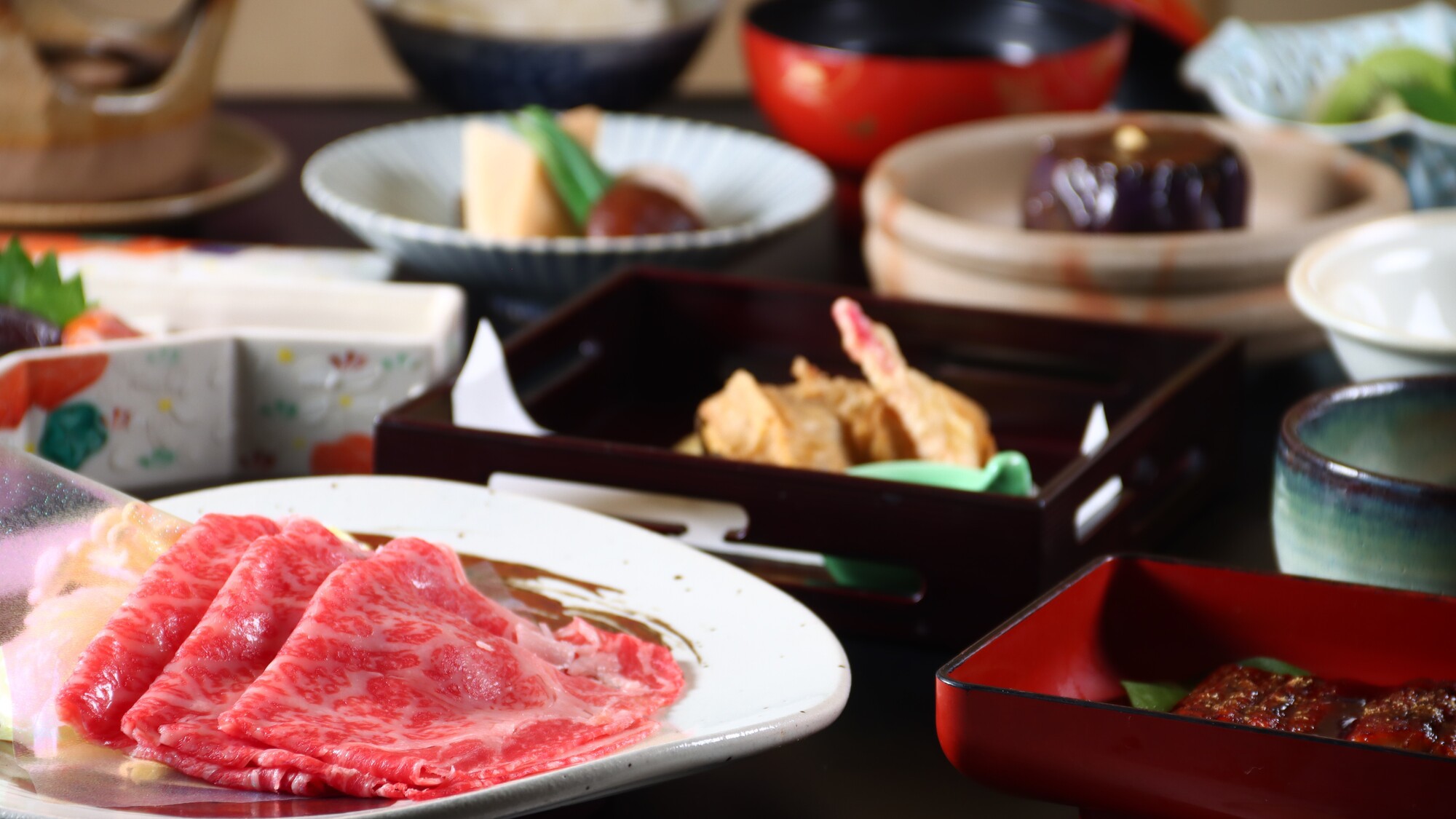 《夕食》とろける美味しさ♪りんごで育った信州牛のしゃぶしゃぶ