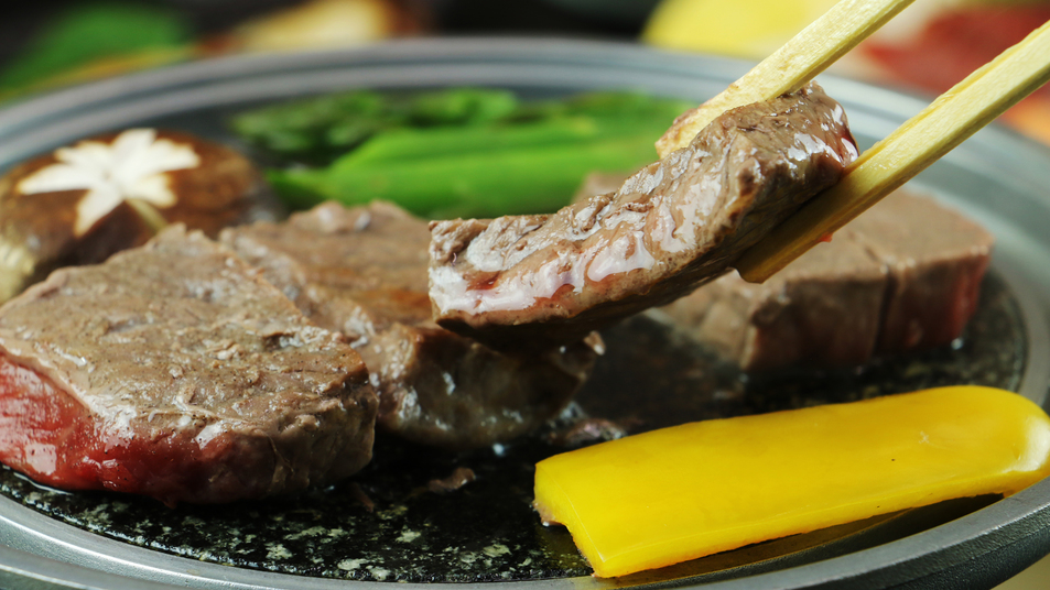 A4ランクの岩手牛をステーキでお召し上がりください。