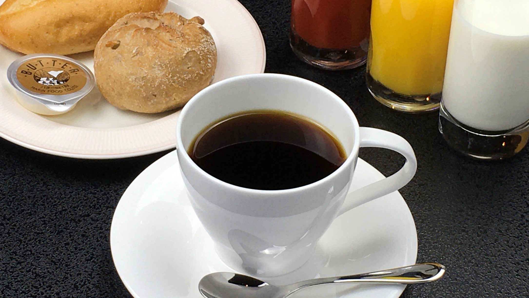 朝食：ほっと一息コーヒーなど