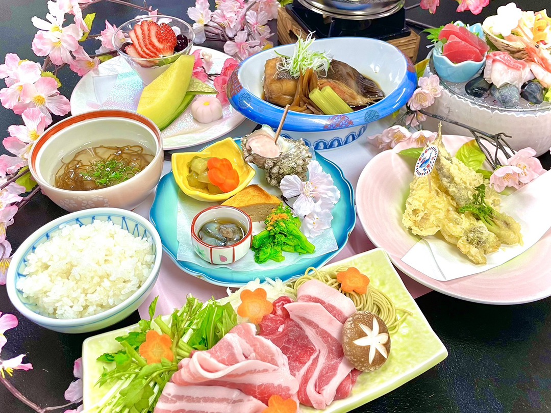 【華の膳】春メニュー（写真は一例です）