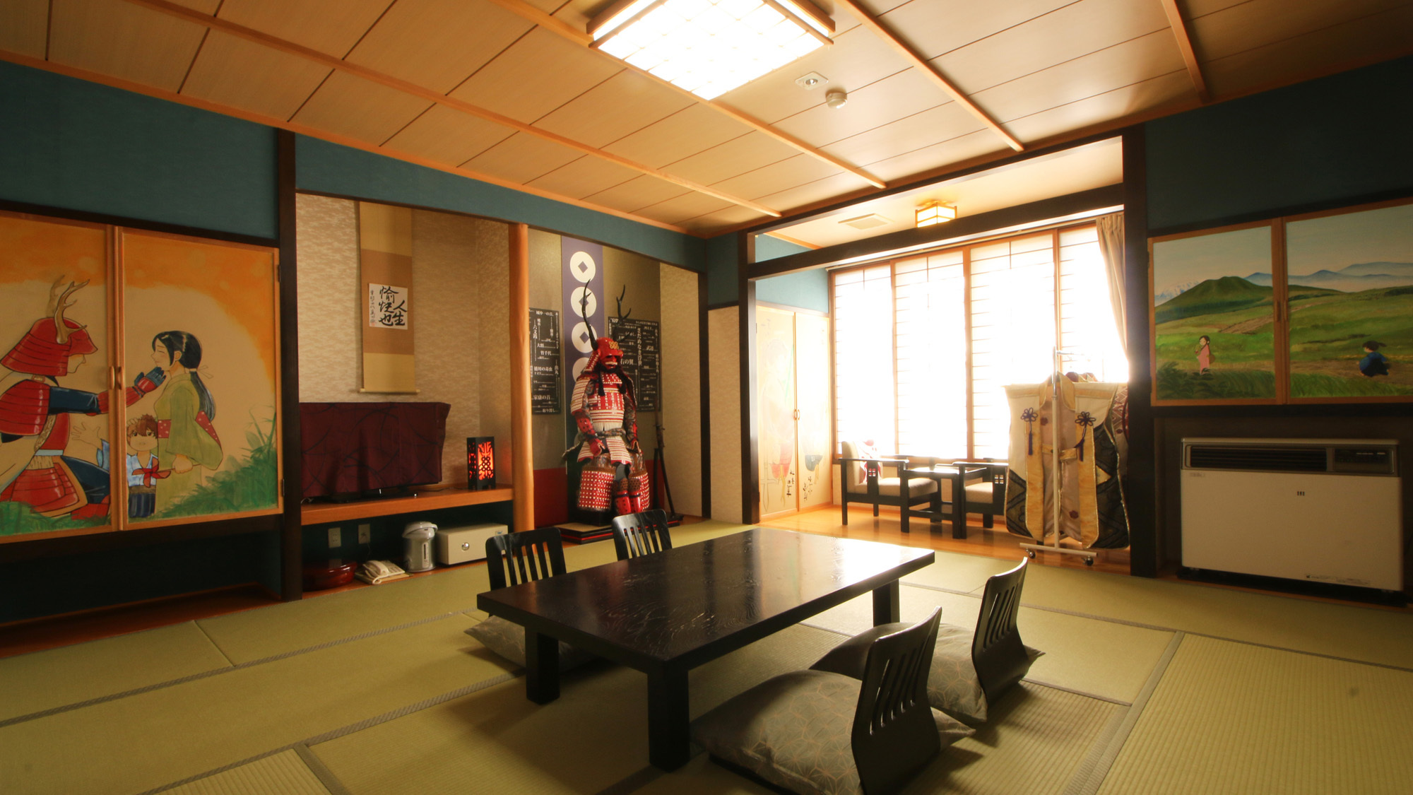 1室限定の特別室真田の間歴史好きにはたまらない空間をお過ごしいただけます。