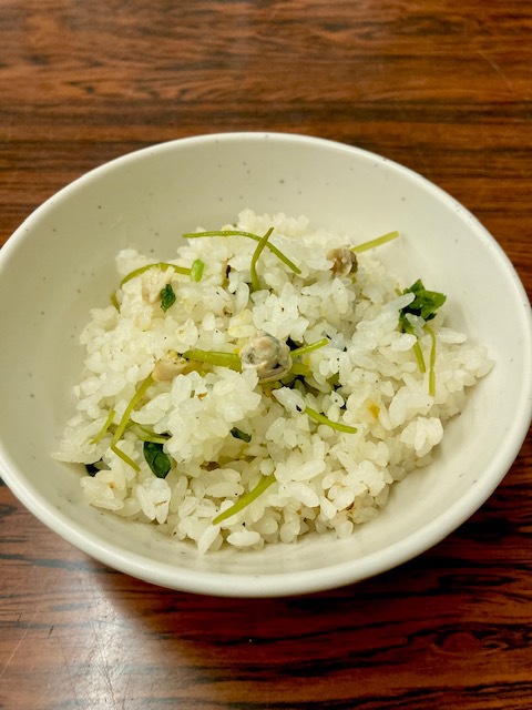 しじみご飯撮影：GR