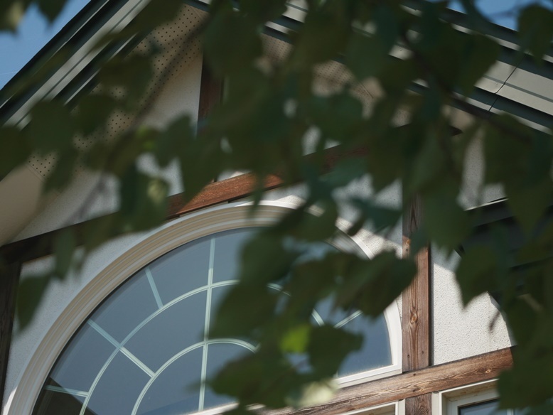 英国貴族の館夏の窓