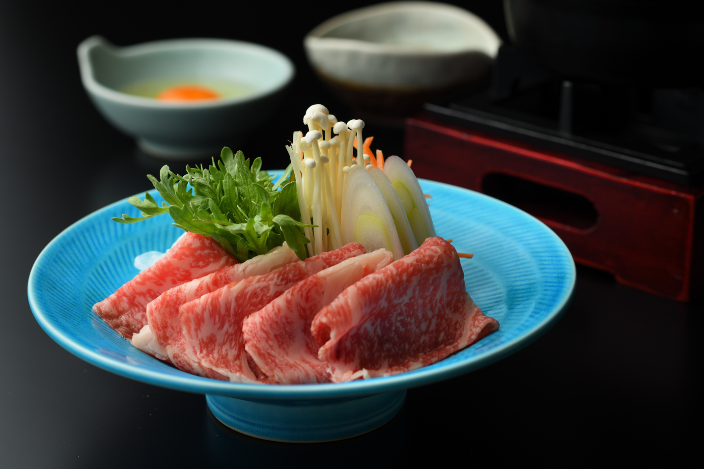 【1日10組様限定！】石川町はちみつ牛 すき焼きプラン★源泉かけ流し温泉と福島の美味しい食材を堪能★