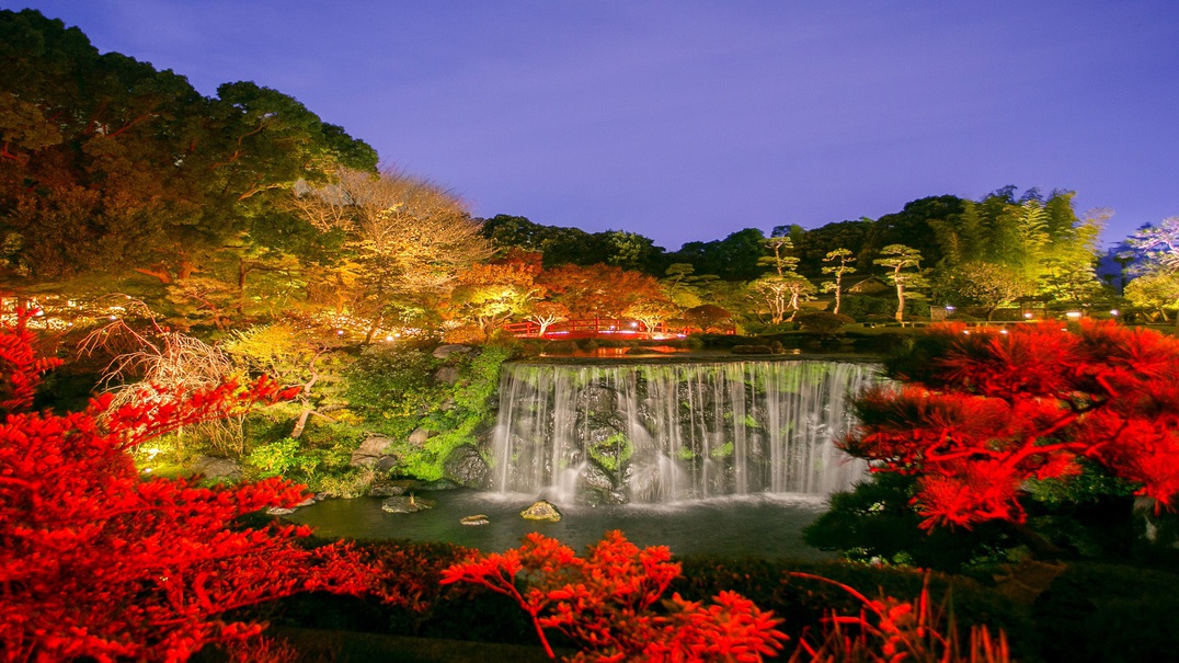 日本庭園秋