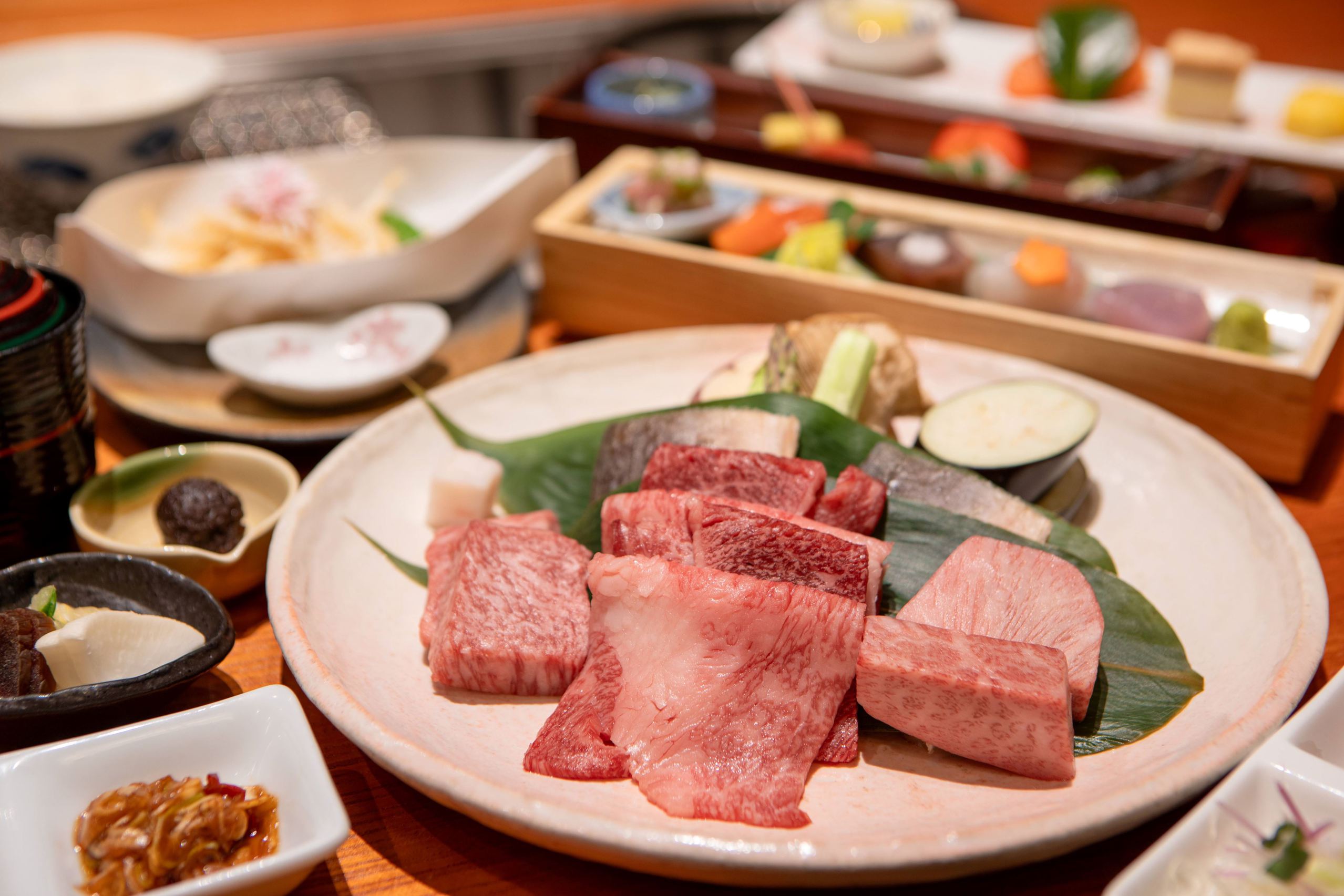 【夕食一例】飛騨牛炙り焼会席(一例）
