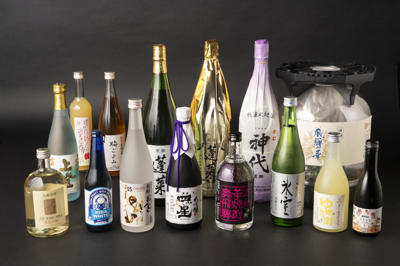 【別注ドリンク】飛騨の地酒各種（一例）