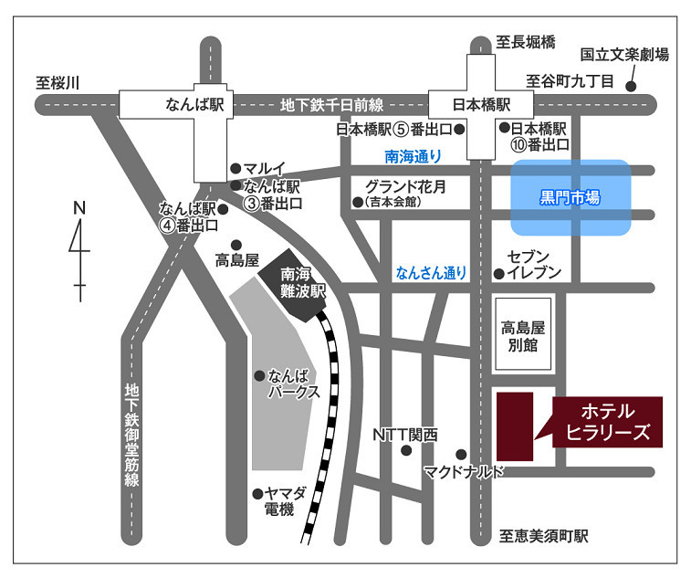 各最寄駅からの地図