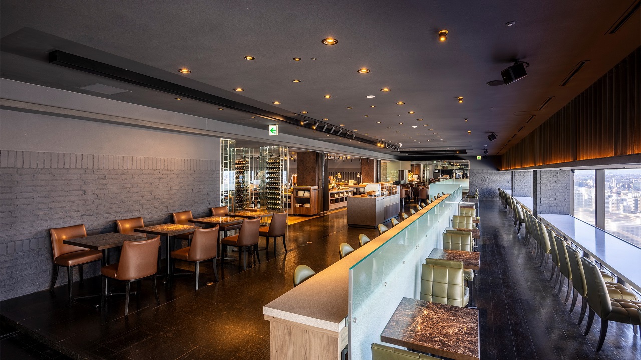 【朝食】本館25階マンハッタンテーブル