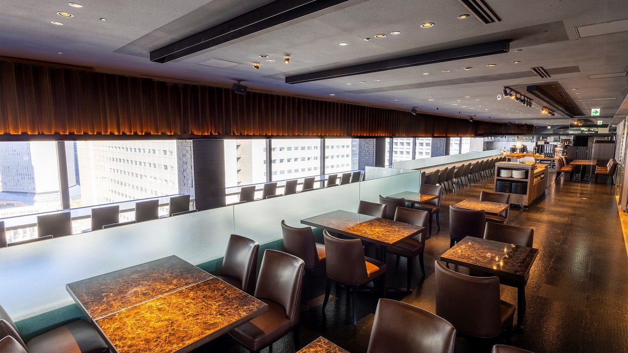 【朝食】本館25階マンハッタンテーブル