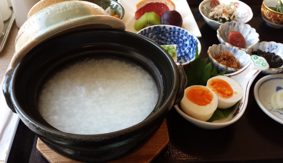 朝食白粥