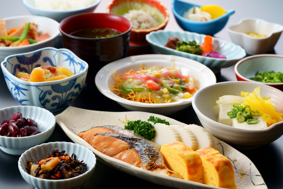 朝食バイキング