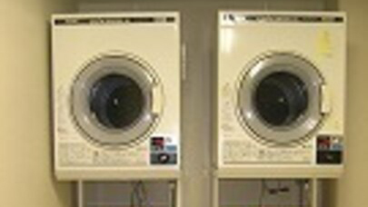  館内設備長期滞在に便利なコインランドリーは３Ｆ