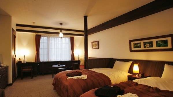 マウントビューツイン(32㎡) 旭岳が望める32平米のお部屋で、最大3名様までご宿泊頂けます。