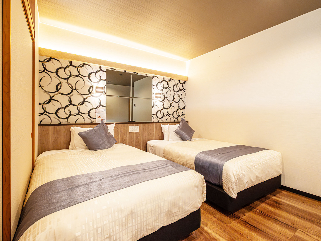 【和モダン和洋室】ペット同伴客室46平米露天岩風呂