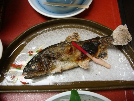 山女魚の塩焼き